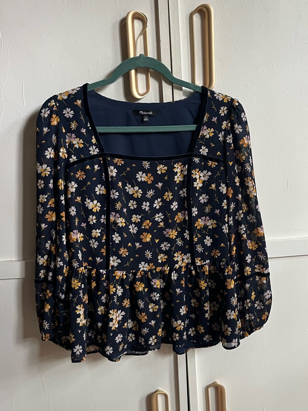 Madewell Peplum Blouse